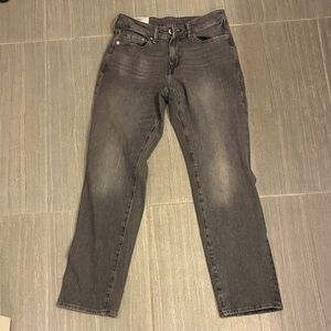 H&M Men's Dark Gray Straight Jeans